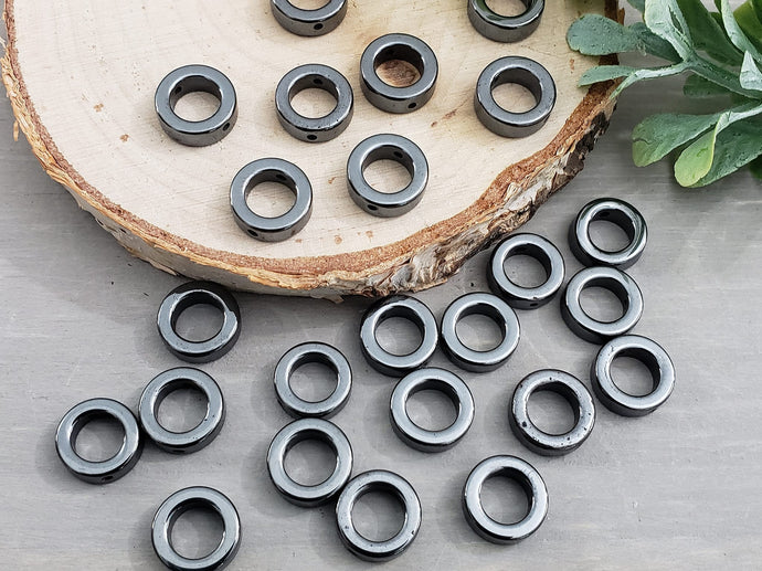 Black Hematite Frame - 10mm - 20pcs