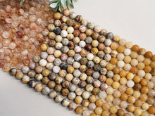 Charger l&#39;image dans la galerie, Yellow Mix - Natural Gemstone Beads - 8mm - 16&quot; Full Strand
