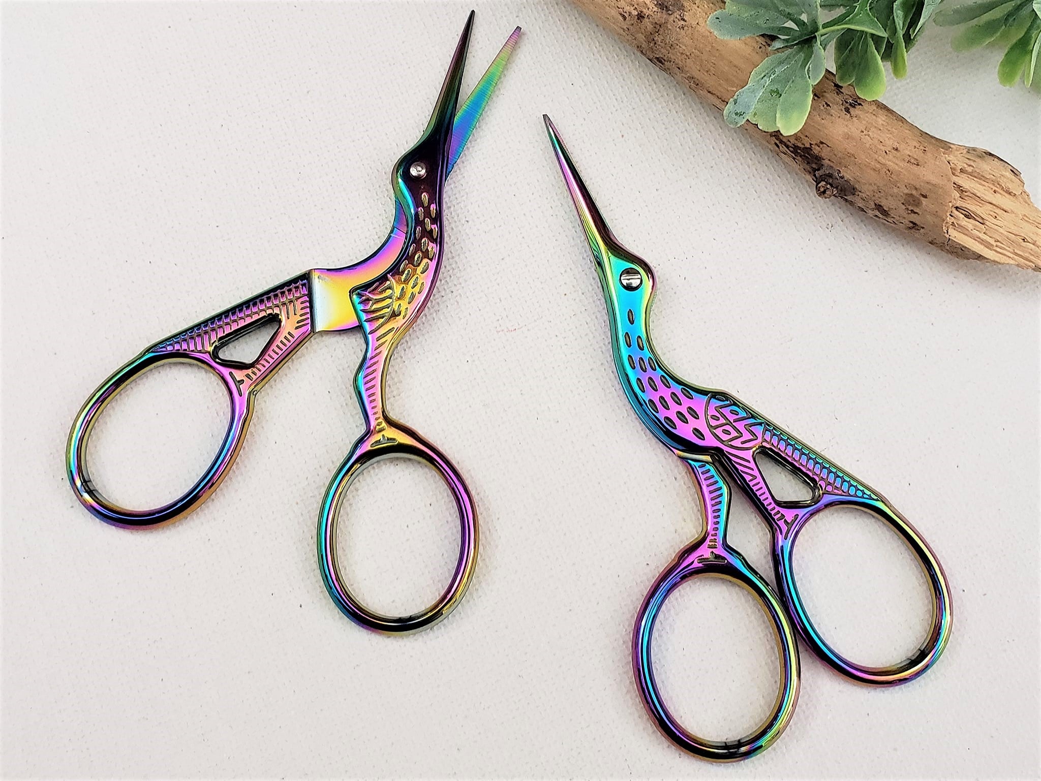 Stainless Steel Embroidery Stork Scissors