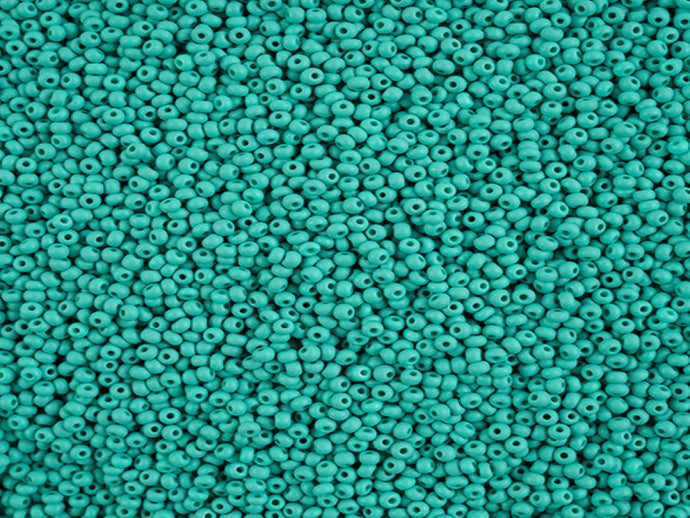 Sea Green Matte- 11/0 Czech Seed Beads - Permalux #178